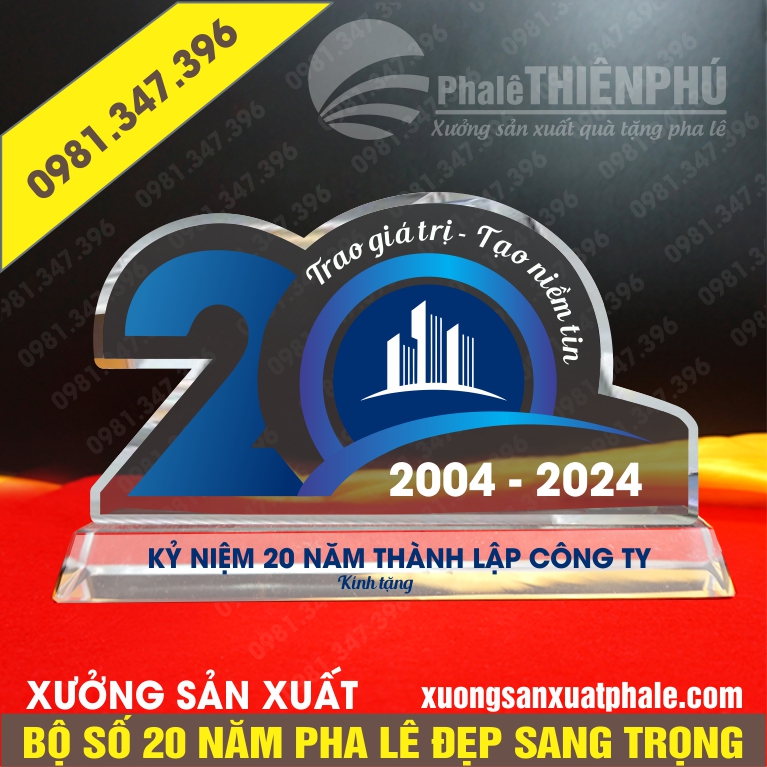 bộ số 20 năm ngày thành lập công ty