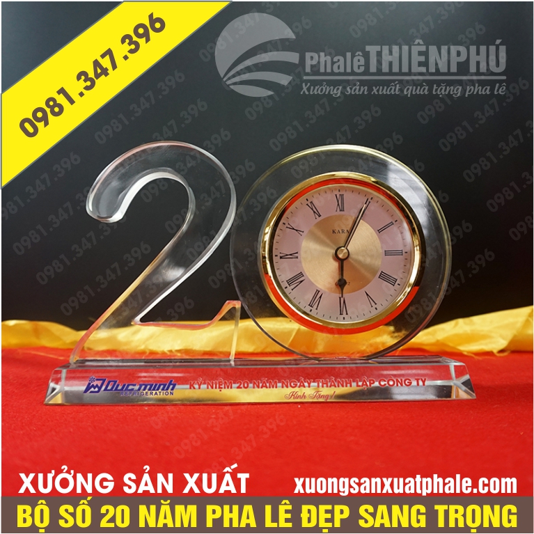 Bộ số 20 năm thành lập công ty 