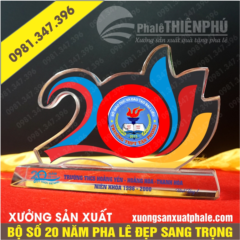 bộ số 20 năm ngày thành lập trường 