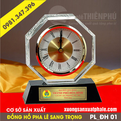 đồng hồ pha lê