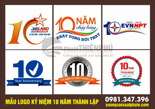logo kỷ niệm 10 năm thành lập