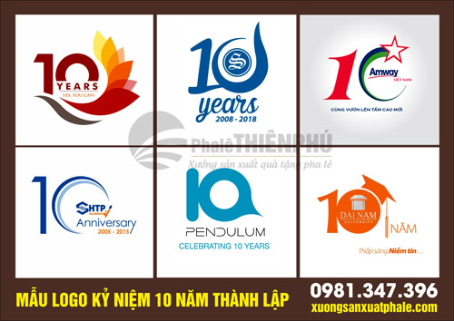 logo kỷ niệm 10 năm thành lập