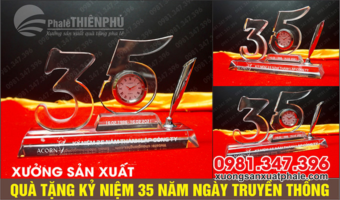 quà tặng kỷ niệm 35 năm thành lập công ty