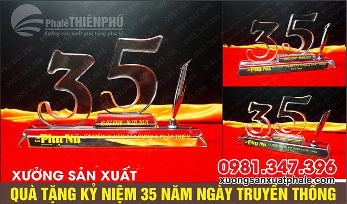 quà tặng kỷ niệm 35 năm thành lập 