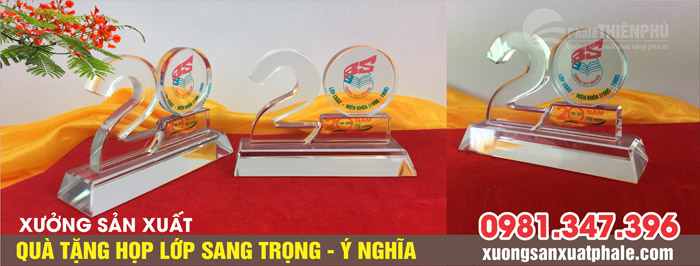 quà tặng thầy cô hình bộ số 20 năm
