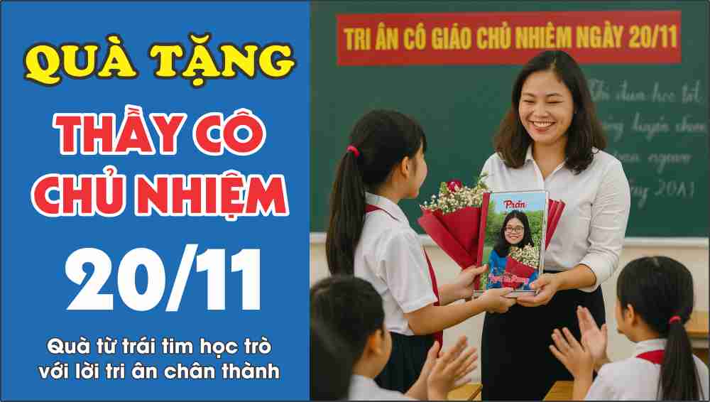quà tặng thầy cô chủ nhiệm nhân ngày 20/11